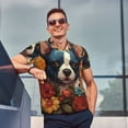 thumbnail image 4 of Fotbe Cute Colorful Flower French Bulldog Camiseta Polo de Golf para Hombre con Estampado – Camisa Deportiva Transpirable con Cuello Abotonado-3X-Large, 4 of 6