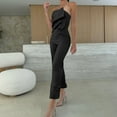 thumbnail image 4 of successthop Wide Leg Jumpsuits for Women Dressy Slim Sleeveless One Piece Backless High Waisted Long Solid Lounge Wear M, 4 of 8