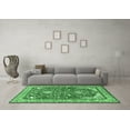thumbnail image 3 of Ahgly Company Indoor Round Animal Emerald Green Traditional Area Rugs, 4' Round, 3 of 4