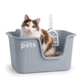 thumbnail image 1 of Arenero Para Gato Caja De Arena Mediano Con Pala Esquimal Pets Color Gris, 1 of 6