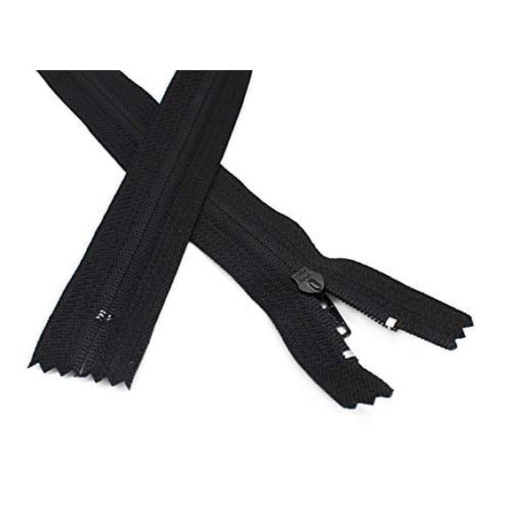 YKK #4.5 Closed Bottom Slipcover & Upholstery. Color Black. Made in The USA. 1 Zippers/Package (108" Inches)