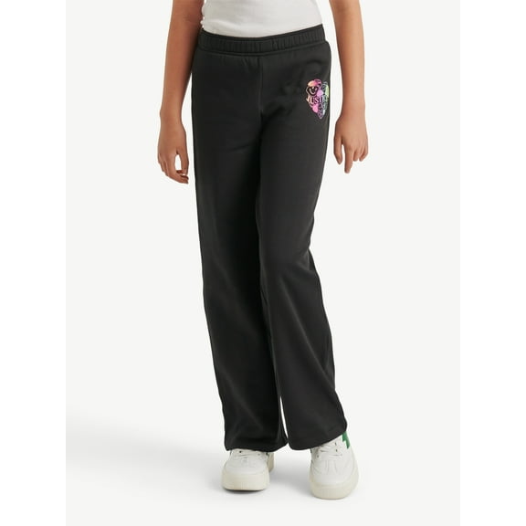 Justice Girls Fleece Wide Leg Pants, Sizes XS - XLP