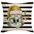 thumbnail image 3 of Juego de Almohada Navideñas,Decoracion Navidad Cojines de Lino para Sofá Decoración Navideña Adecuado para Sofá, Cama, Hogar, AutomóvilA4PCS, 3 of 5