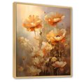 thumbnail image 2 of Designart "Brilliant Bronze Poppies I" Poppies Floater Framed Wall Decor, 2 of 5