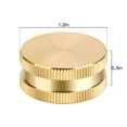 thumbnail image 5 of Spencer 4 Pack Garden Hose End Caps with 12 Washers, Brass Cap, 3/4" Female End Cap, 5 of 10