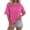 Pink, variant on Oversized T Shirts for Women Cotton Vintage Acid Wash Tees Baggy Shirts Trendy Casual Tops