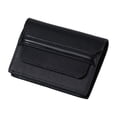 thumbnail image 1 of Cartera delgada de piel con tarjetero para mujer | Organizador multiranura para efectivo e identificación | Cartera compacta con bloqueo RFID para bolsillo o bolso, 1 of 5