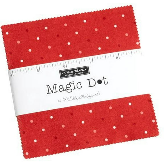 Magic Dot Charm Pack by Lella Boutique; 42 - 5" Precut Fabric Quilt Squares