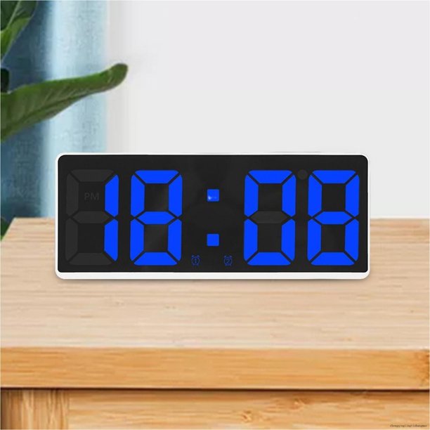 Large Number Alarm Clock Table Date LED Display For Elderly Home Living