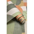 thumbnail image 3 of Brush Stroke Overlapping Geometric Shapes Wallpaper R8269, 3 of 3