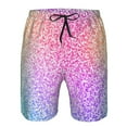 thumbnail image 3 of Goofa Colorful Glitters Printed Mens Swim Trunks Summer Quick Dry Short Beach Swimwear Bathing Suits-Small, 3 of 9