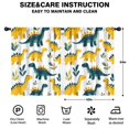 thumbnail image 2 of Blackout Kids Curtains,Cute Dinosaur Pattern Childrens Insulated Curtains Set Of 2,Bedroom Essentials,Toddler Room Decor 42x54in(106x137cm), 2 of 4