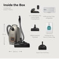 thumbnail image 2 of Miele Guard L1 Electro Bagged Canister Vacuum Cleaner with HEPA AirClean Filter, Electro Plus Floorhead, AllTeQ Universal Floorhead and LCD Display, Titanium Pearl Finish, 2 of 15