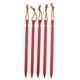 thumbnail image 2 of 5 Piezas De Clavijas De Carpa De Aleación De Aluminio Para Trabajo Estacas Clavos De Tierra Con Cuerda De Para Acampar Al Aire Libre, rojo Baoblaze Estacas para tiendas de campaña, 2 of 8