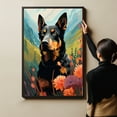 thumbnail image 4 of Beauceron Dog Canvas Wall Art for Living Room, Funny Bathroom Wall Decor, Colorful Animal Painting Gift for Kid Teen Men, 4 of 4