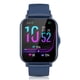 thumbnail image 1 of SmartWatch cuadrado 5.0 Bluetooth compatible con Bluetooth IP67 impermeable a prueba de agua Cuenta cardíaca ritmo cardíaco Oxígeno Sueño Seguimiento Fitness reloj inteligente azul sweethay EL005755-01B, 1 of 7