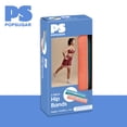 thumbnail image 2 of POPSUGAR No-Roll Fabric Hip Bands Set, Light & Medium Resistance, Blue/Coral, 2 of 8