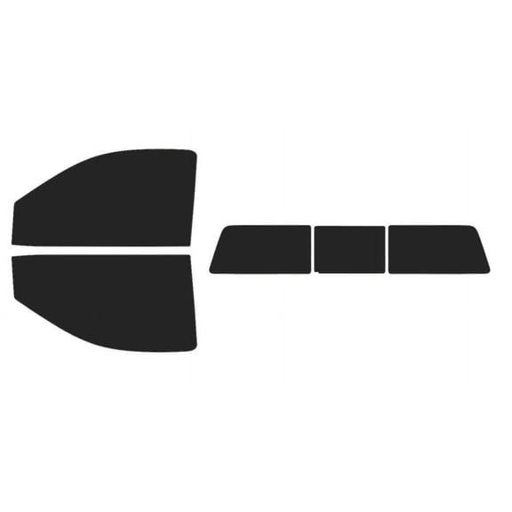 The Tint Effect Precut Window Tint Kit Compatible with Chevrolet Silverado 2500 Regular Cab (2020-2025) 4th Generation (with 3 piece slider rear 15%) Automotive Film