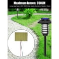 thumbnail image 2 of 3.2/3.7V 5W Tablero Lámpara 2835 SMD 35LED Tablero Panel Solar para Lámpara Pared para Césped, 2 of 9