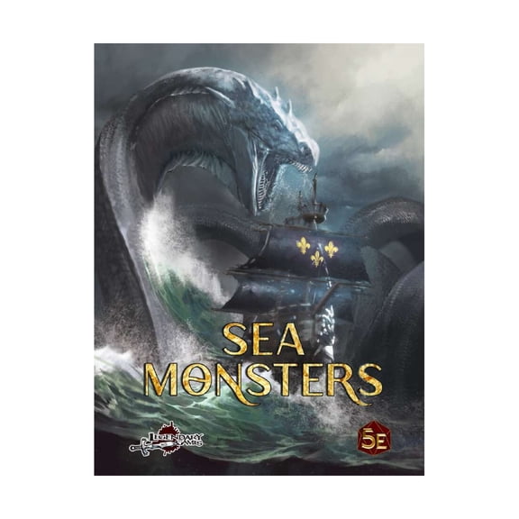 Legendary Games Beasts of Legend - Sea Monsters (5E) New