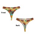thumbnail image 3 of Balery Colorful Hawaii Palms Tangas de Algodón para Mujer con Estampado – Ropa Interior Sexy, Transpirable, G-string-X-Large, 3 of 6