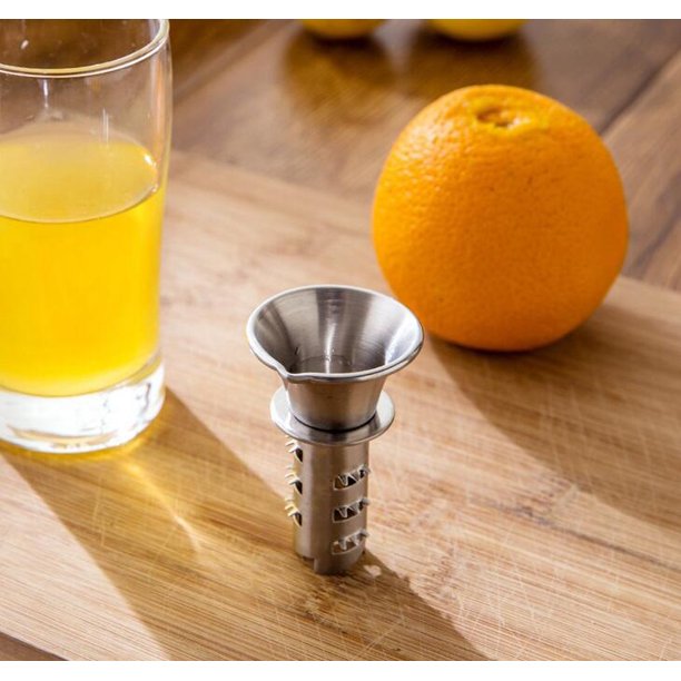 Exprimidor de limón manual de dos piezas Exprimidor de limón de acero inoxidable Exprimidor de limón en forma de pájaro Prensa de fruta de mano portátil para cítricos Naranja Lima Granada ShuxiuWang 1327533082112
