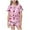 c-Pink, variant on Teen Silk Pjs for Kids Valentines Day Pajamas Short Sleeve Heart Print Button Down Loungewear Boys Pjs Size 10-11 Years