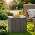 thumbnail image 2 of Homall 40 Gallon Resin Outdoor Storage Box with Lockable Lid Waterproof Resin Deck Box for Patio, 2 of 7