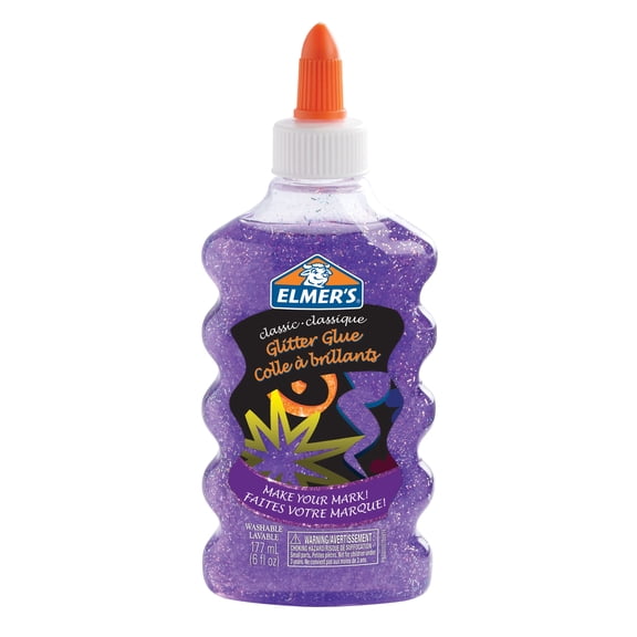 Elmer's Classic Glitter Glue, 6 Pack