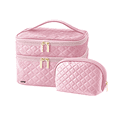 thumbnail image 1 of Estuches De Maquillaje Bolsa Cosmetiquera Set 2 Belug Rosa, 1 of 5
