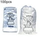 thumbnail image 4 of Dd-100pcs Drawstring Ice Bag Puncture Resistant Disposable Recyclable Freezer Pouch, 4 of 4