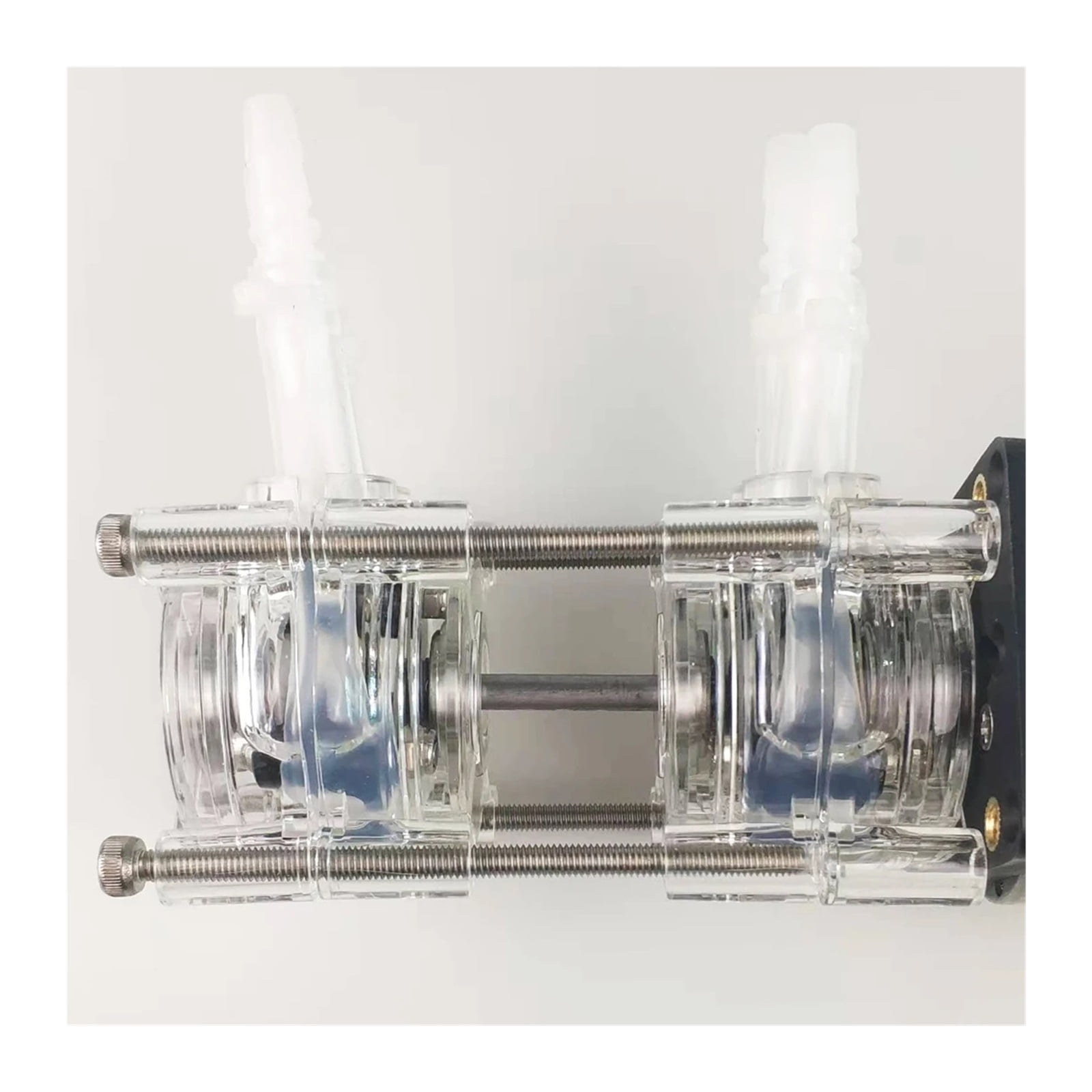 Peristaltic Pump, Water Pump, Dosing Pump, Dual Pump Head, 12V 24V DC, High Flowrate For Aquarium Lab Analytical ,Easy to Install