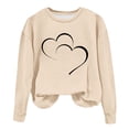 thumbnail image 2 of Leesechin Blessed Sweatshirt for Women Letter Print Lightweight Thanksgiving Pullover Tops Blouse, 2 of 4