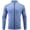 LightBlue-1, variant on Men's Long Sleeved Fitness Jacket, Tight Fitting Quick Drying Zipper Sportswear L,Black-1