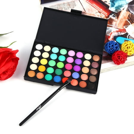Yosoo Cosmetic Matte,Cosmetic Matte Eyeshadow Cream Eye Shadow Makeup Palette Shimmer Set 40 Color With