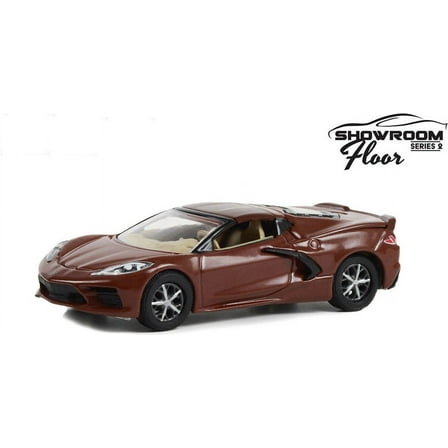 2022 Chevrolet Corvette C8 Stingray, Caffeine Metallic in 1:64 scale by Greenlight
