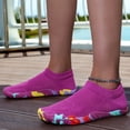 thumbnail image 2 of pwidon Barefoot Water Shoes for Women Breathable Knit Quick Dry Five Toe Minimalist Beach Swimming Pool Yoga Aqua Sock Footwear Purple 38, 2 of 5