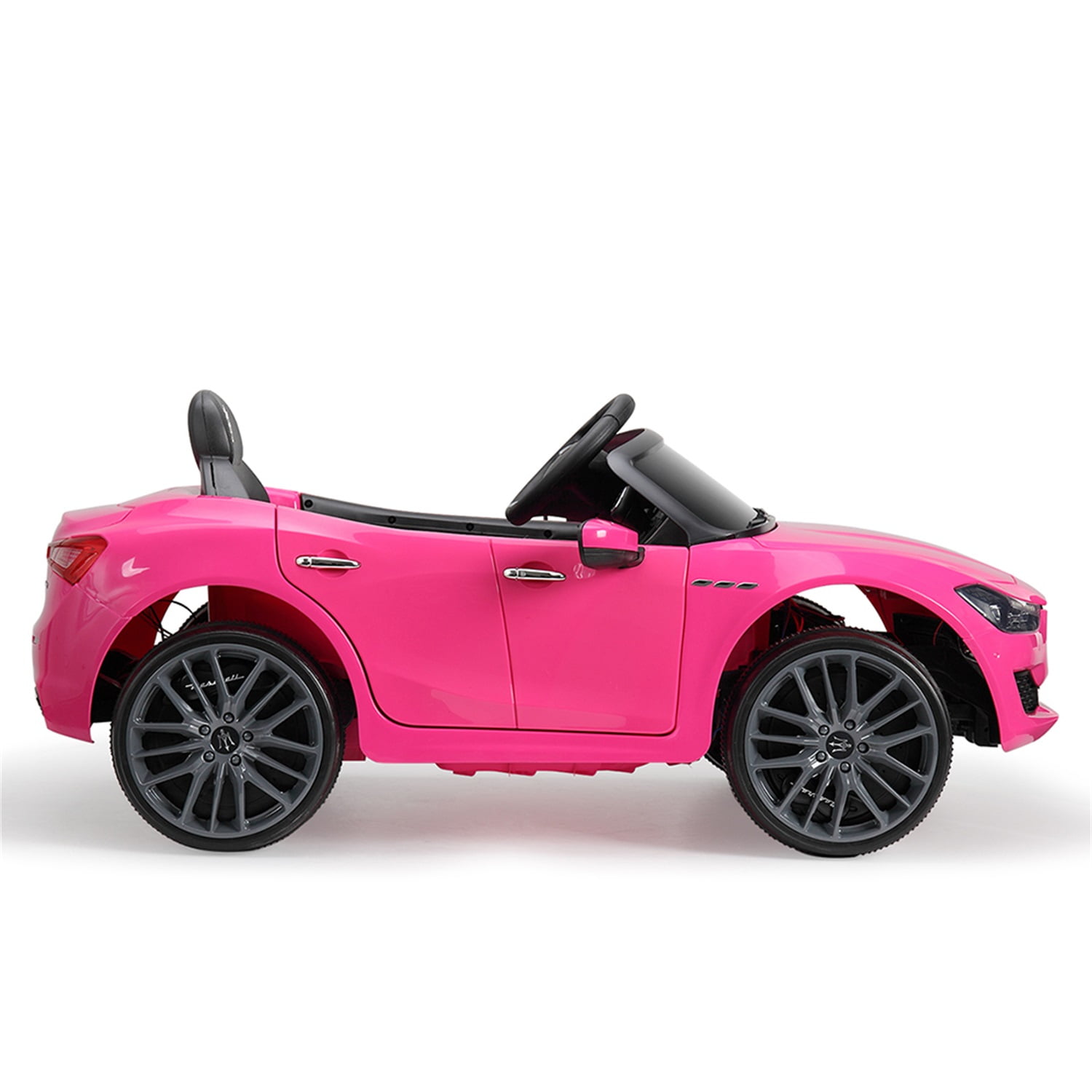 CIPACHO 12V Kids Ride On Car with 2.4G Remote Control,Battery Powered Electric Ride On Vehicle Double Doors, Pink