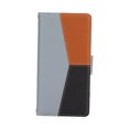 thumbnail image 3 of Funda para teléfono con tapa y hebilla magnética con diseño de billetera y tarjeta cosida para iPhone 13, color gris, 3 of 5