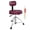 Purple, variant on 5 Core Drum Throne w Backrest 4" Padded Stool Adjustable 24.5" Drummer Chair w 441Lb Capacity