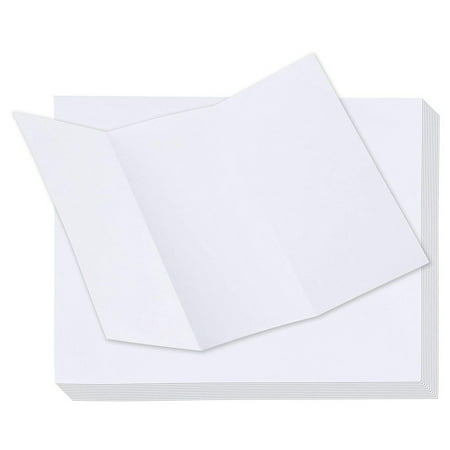 Tri-Fold Brochure Paper - 100-Pack Trifold Pamphlet Flyer Paper for Inkjet and Laser Printers, Brochure Printer Paper, 11 x 8.5 (Best Paper For Trifold Brochure)