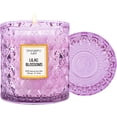 thumbnail image 1 of Chloefu LAN Lilac Blossoms Scented Candle, Highly Floral Fragranced Candles, Natural Soy Wax Candles Gift, Gifts for Women, 55 Hours Long Burning, Home Decorative, 230g, 1 of 7