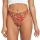 thumbnail image 1 of Balery Strawberry Tangas de Algodón para Mujer con Estampado – Ropa Interior Sexy, Transpirable, G-string-3X-Large, 1 of 6
