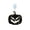 B, variant on Mskk Halloween Silhouette LED Window Hanging Lights Decoration, Cutout Pendant Lamp with Hook Halloween Characters Hanging Decor Indoor Window Door Wall Holiday Decor Lights