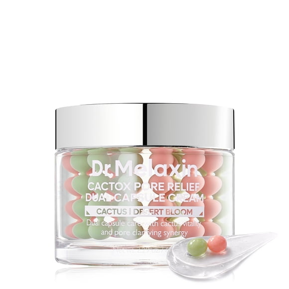 Crema facial Dr.Melaxin Cactox Pore Dual Capsule con extracto de cactus