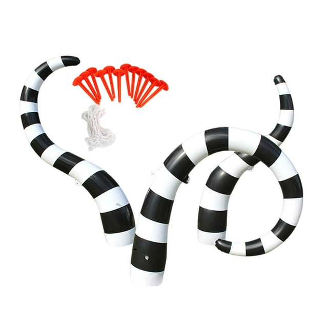 Gusano de gigante inflable de Halloween, decoración para exteriores, decoración decorativa de Halloween para jardín, patio, exterior,