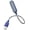 Blue, variant on USB LED Book Light, 31 cm Flexible Metal Rod Reading Lamp with 6 LED Beads, Blue, 1 Piece