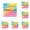 B*5, variant on Zoxiy Transparent Frosted Sticky Notes For Work,3x3 Inches Sticky Tabs,Colors Self-Stick Pads Bulk,Sticky Tabs Transparent Notes Annotation Kits For Planners And Calendars,Office Study Supplies