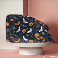 thumbnail image 5 of Kamentoy Women Halloween Witch Hat Halloween Print Ponytail Scrub Cap Soft Elastic Breathable Adjustable Work Hat For Fall Holiday Party Headwear For Women, 5 of 5