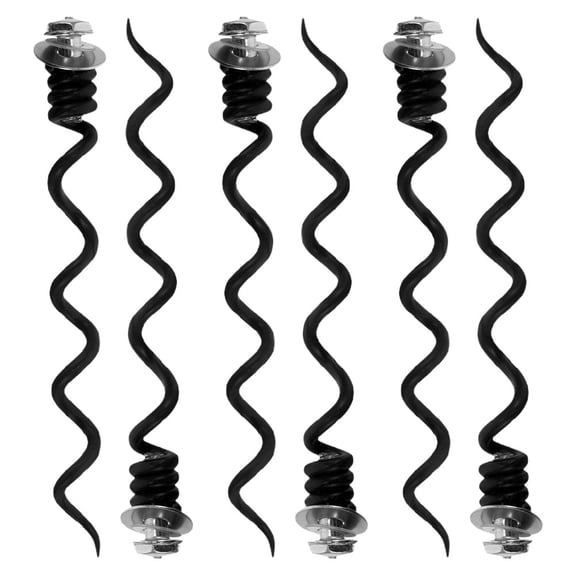HINTRMENT 6Pcs Metal Corkscrew Spiral Bit For Cork Screw Bottle Openers Black Home Use And Dinner Parties